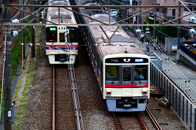 相模原線 京王多摩センター付近