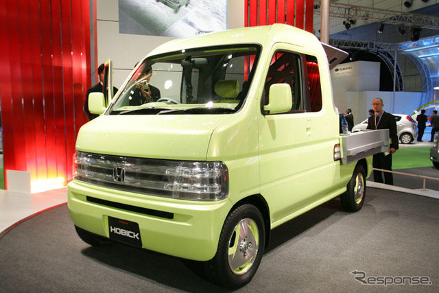 【東京モーターショー04】ホンダ ホビックは趣味の軽トラ