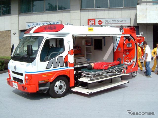 モリタ『消救車』、2005年1月に千葉県松戸市消防局へ初納入