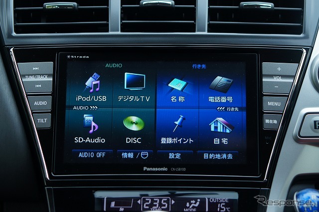 ビューティフルキットによって後付け感が無くなったパナソニック『ストラーダLシリーズ』