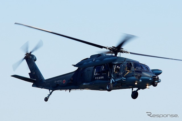 百里救難隊のSH-60J。
