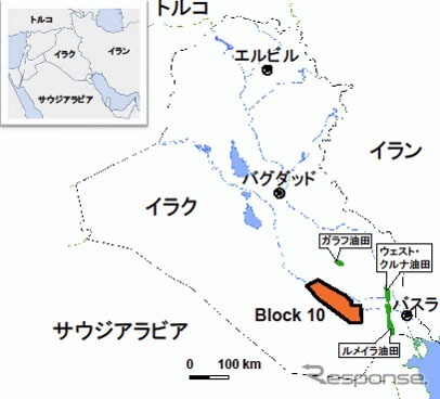 イラク4次入札 Block 10ロケーション