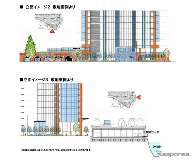 再開発中の旧万世橋駅の内部を一部公開