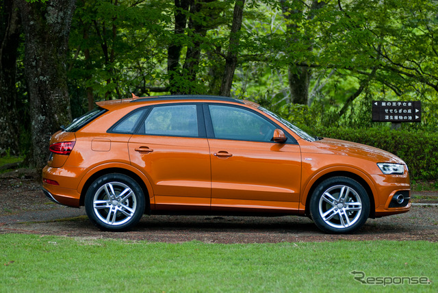 アウディ Q3 「S-Line」パッケージ、ボディカラー:サモアオレンジM