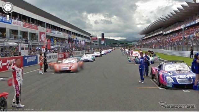 レーシングドライバーにもぼかしが