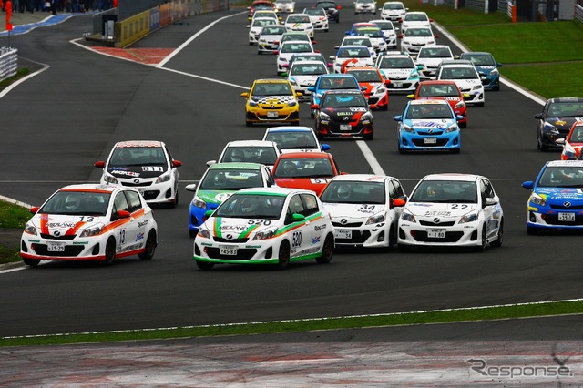 【富士スプリントカップ12】ヴィッツレース グランドファイナル戦…予選