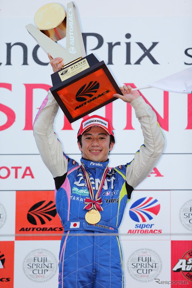 【富士スプリントカップ12】GT500総合優勝はZENT CERUMO SC430立川/平手組