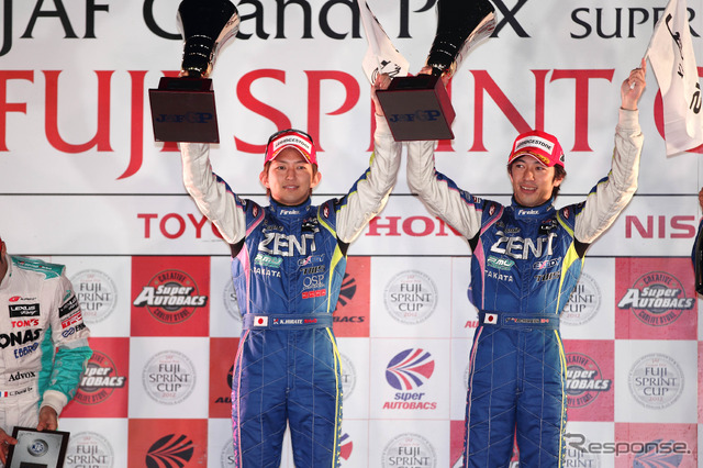 【富士スプリントカップ12】GT500総合優勝はZENT CERUMO SC430立川/平手組