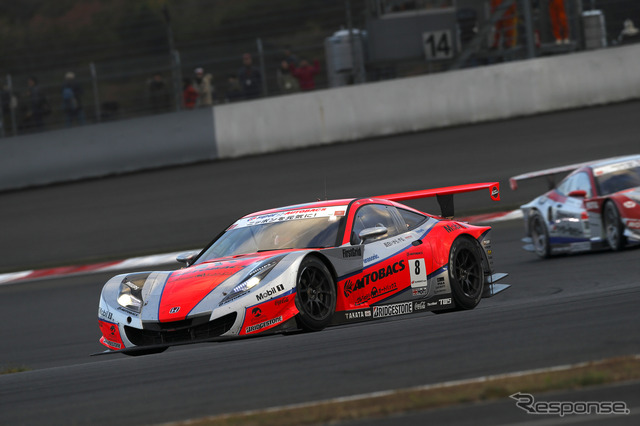【富士スプリントカップ12】GT500総合優勝はZENT CERUMO SC430立川/平手組