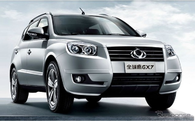 中国吉利汽車のSUV、GX7