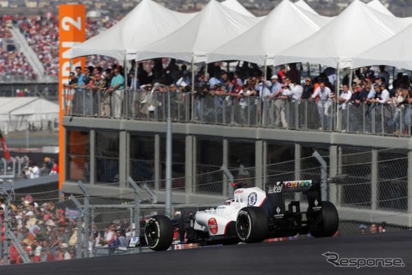 小林可夢偉（ザウバー、USGP、2012年）