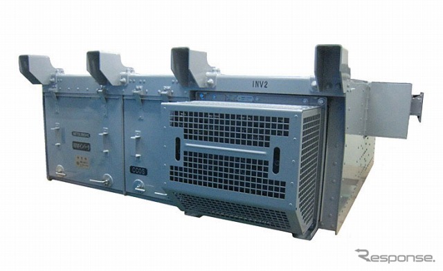 DC1500V架線対応SiC適用鉄道車両用インバーター装置