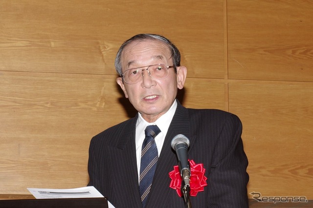 ITS Japan会長の渡邉浩之氏(トヨタ自動車技監)
