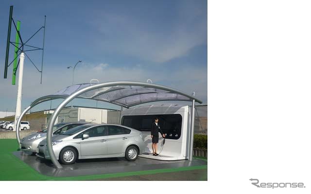 森精機、伊賀事業所に電気自動車ステーションを新設