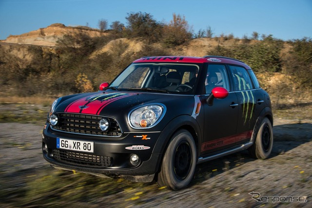 MINI クロスオーバーのダカールラリーサポートカー
