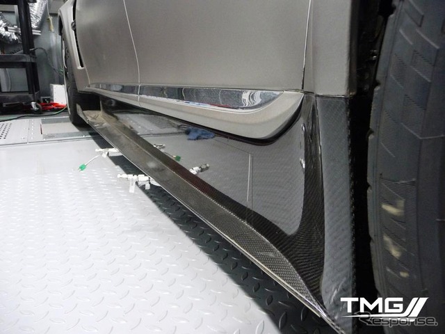 レクサスLS の高性能モデル、TMG TS-650のティーザー画像