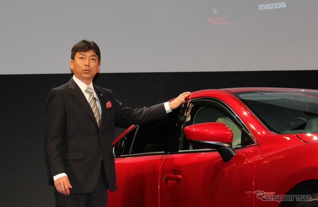 マツダ商品本部新型アテンザ開発担当主査の梶山浩氏