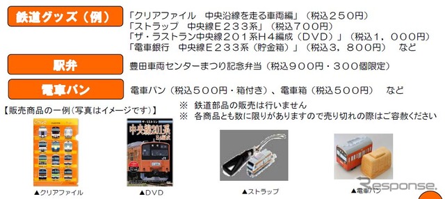 豊田車両センターまつり　電車パン等