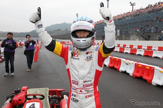 【ホンダレーシングサンクスデイ12】佐藤琢磨が盛り上げたスペシャルカート大会