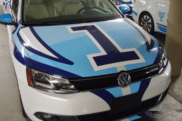 VW ジェッタハイブリッド(Think Blue. World Championship)