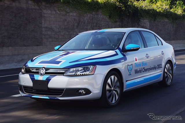 VW ジェッタハイブリッド Think Blue. World Championship 2012仕様