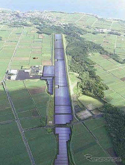 枕崎メガソーラー発電所（完成イメージ）