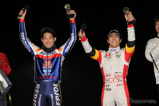 【ホンダレーシングサンクスデイ12】優勝はTeam Spirits…MVPは琢磨＆藤波に