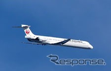 JAL・MD90型機