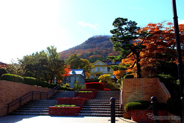 函館市内の街の風景