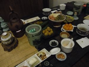 杭州　日本茶の原点を見に行く　（5）　杭州　清河坊の茶屋で