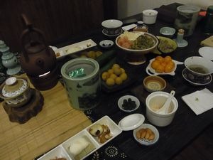 杭州　日本茶の原点を見に行く　（5）　杭州　清河坊の茶屋で