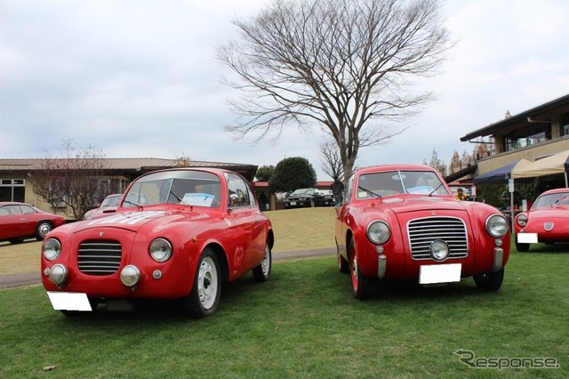 フィアット・500Bザガートパノラミカ(左)とフィアット・ザガート750GT MM