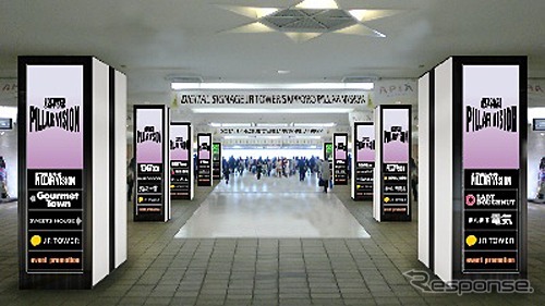 JR東日本エリア・J ADビジョン（品川駅）