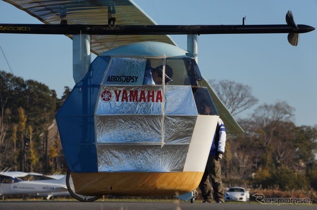 目標飛行距離120km、人力飛行機の世界記録に挑戦…ヤマハ有志チーム