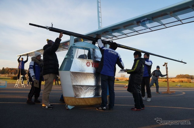 目標飛行距離120km、人力飛行機の世界記録に挑戦…ヤマハ有志チーム