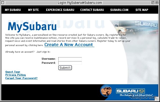 スバル・アメリカの個人向けウェブサイト---もっと知ってください