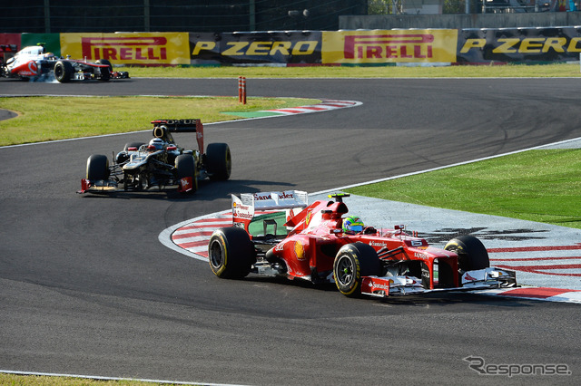 フェラーリのフェリペ・マッサ（F1 日本GP）