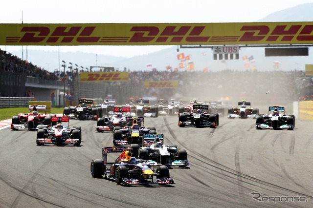 2011年F1トルコGPスタート