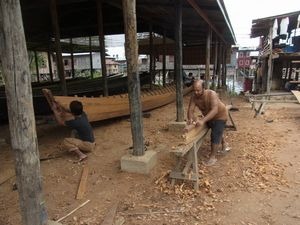 懐かしのミャンマーを行く　（19）　インレー湖　ボートで寄り道