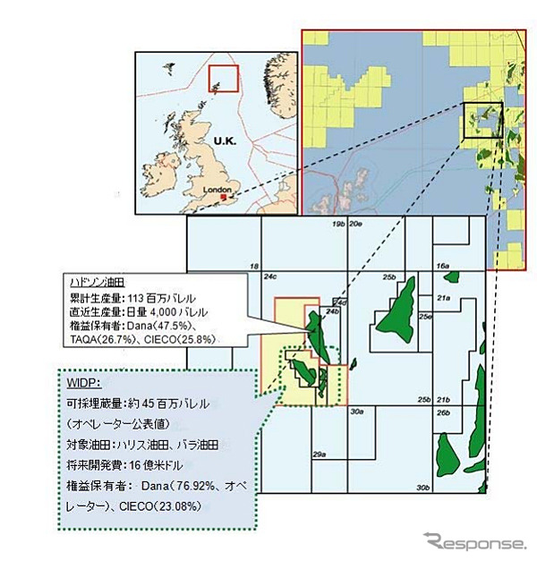 鉱区位置図