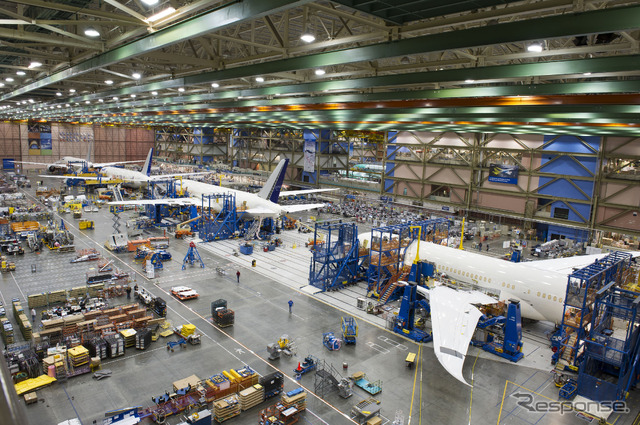 ボーイング 787最終組み立て工場（ボーイング）