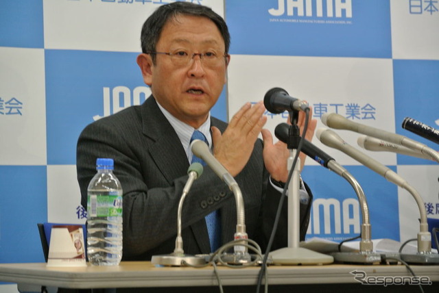日本自動車工業会・豊田章男会長