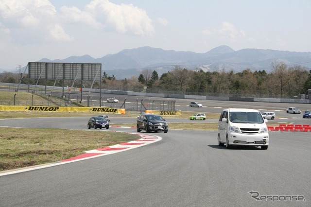 新年、富士スピードウェイで走り初め