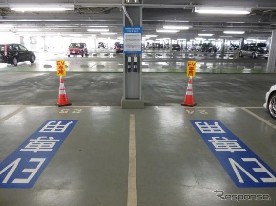 関西国際空港、EV充電器を新設