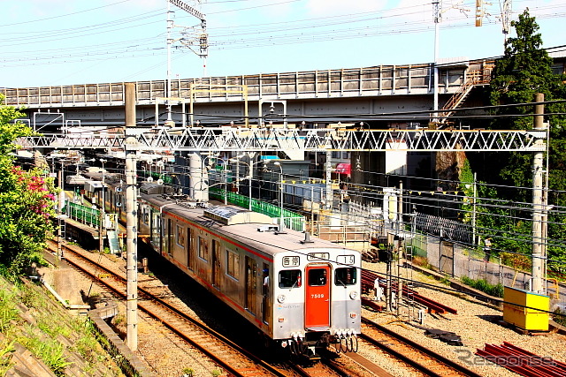 相鉄・JR直通線の工事がすすむ西谷駅（二俣川寄り）