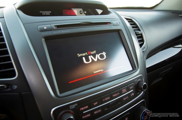 キアの車載テレマティクス、UVOのイメージ