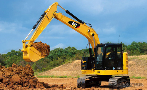 キャタピラー・Cat 314E CR 後方超小旋回型油圧ショベル