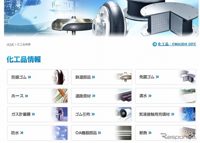 東洋ゴム・化工品