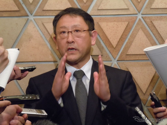 日本自動車工業会・豊田章男会長