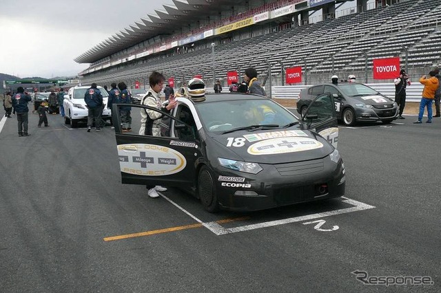 富士スピードウェイで開催されたハイブリッドカー日本一決定戦